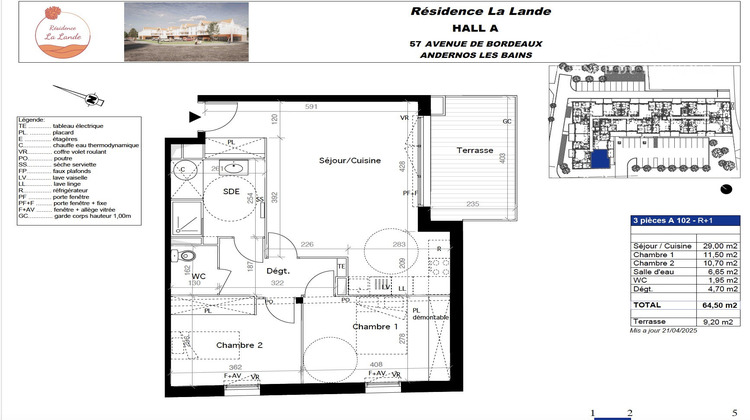 Ma-Cabane - Vente Appartement Andernos-les-Bains, 64 m²
