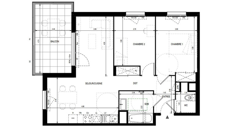 Ma-Cabane - Vente Appartement Andrézieux-Bouthéon, 62 m²