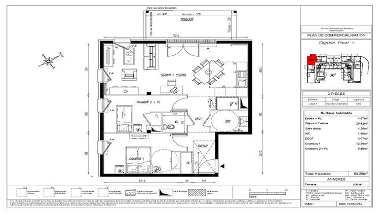 Ma-Cabane - Vente Appartement ANGERS, 64 m²