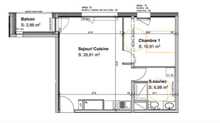 Ma-Cabane - Vente Appartement Angers, 44 m²