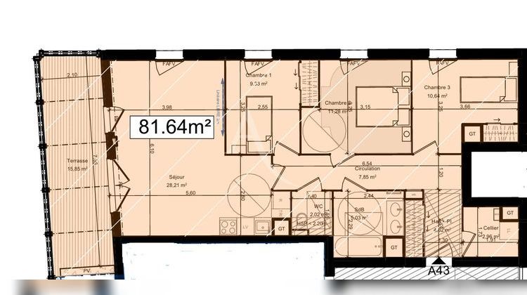 Ma-Cabane - Vente Appartement ANGERS, 81 m²