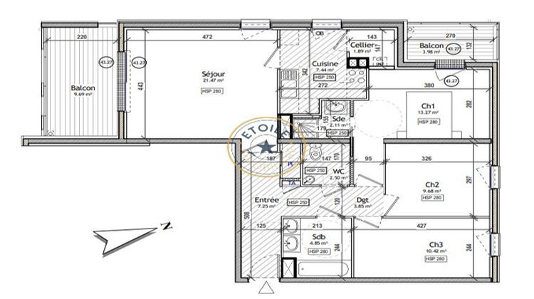 Ma-Cabane - Vente Appartement Angers, 84 m²