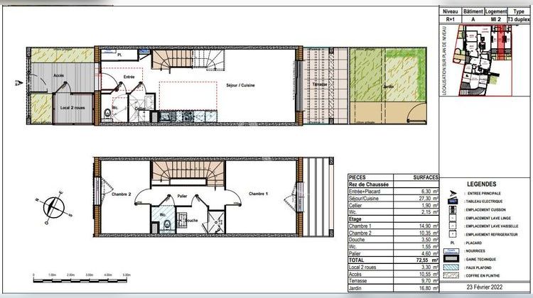 Ma-Cabane - Vente Appartement ANGERS, 72 m²