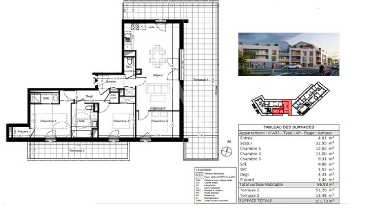 Ma-Cabane - Vente Appartement ANGERS, 86 m²