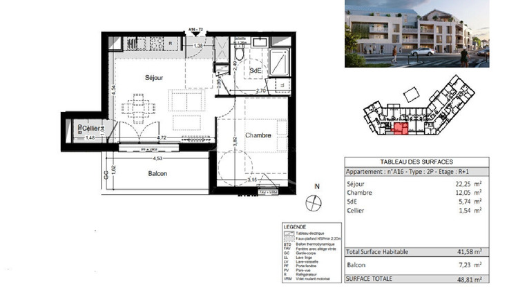 Ma-Cabane - Vente Appartement ANGERS, 41 m²