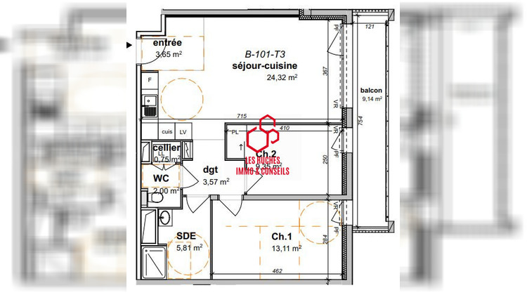 Ma-Cabane - Vente Appartement Angers, 62 m²
