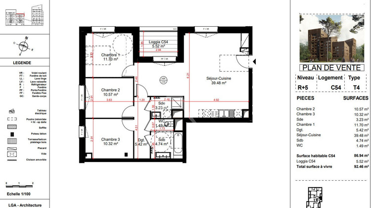 Ma-Cabane - Vente Appartement ANGERS, 86 m²