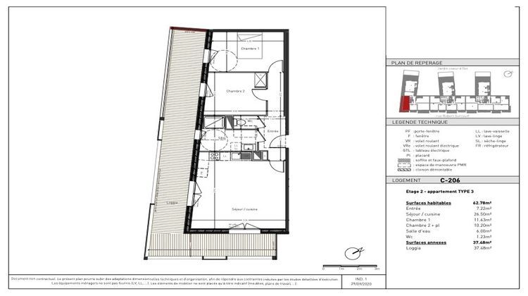 Ma-Cabane - Vente Appartement Angers, 62 m²