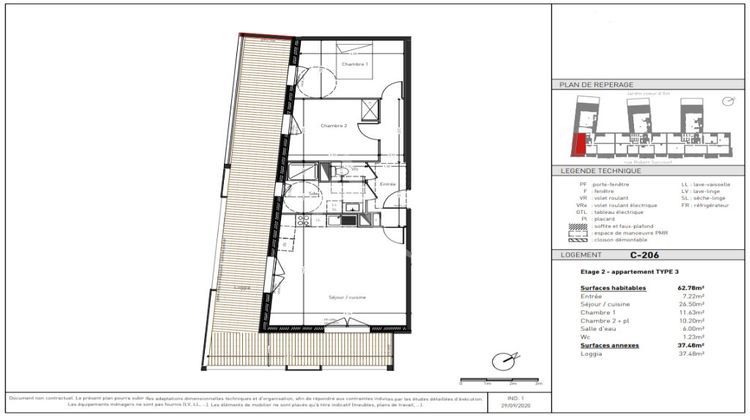 Ma-Cabane - Vente Appartement ANGERS, 62 m²