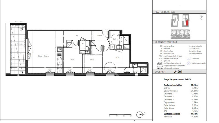 Ma-Cabane - Vente Appartement ANGERS, 80 m²