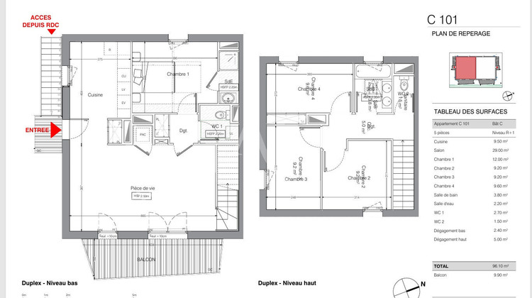 Ma-Cabane - Vente Appartement ANGERS, 98 m²