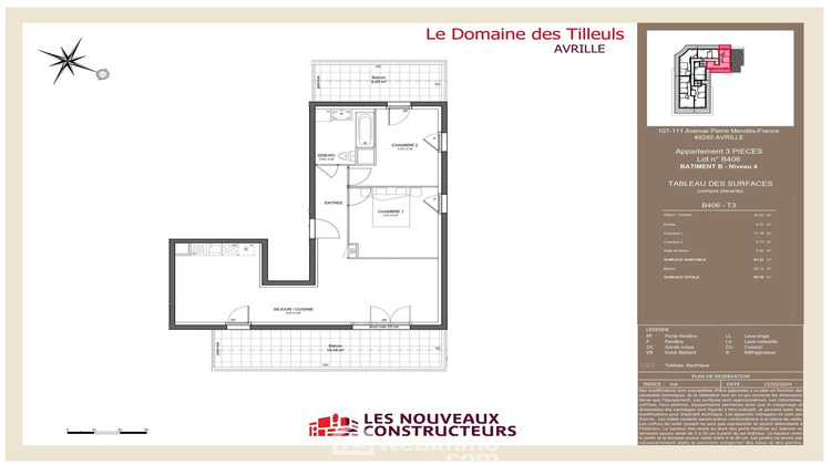Ma-Cabane - Vente Appartement Angers, 61 m²