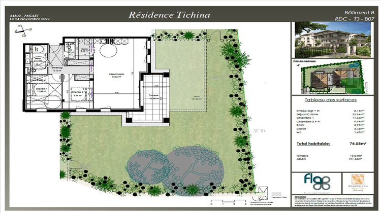 Ma-Cabane - Vente Appartement ANGLET, 74 m²