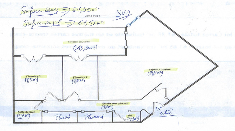 Ma-Cabane - Vente Appartement ANGLET, 62 m²