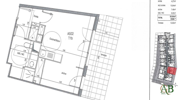 Ma-Cabane - Vente Appartement Anglet, 34 m²