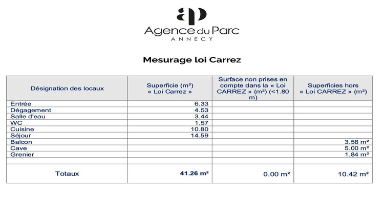 Ma-Cabane - Vente Appartement Annecy, 41 m²