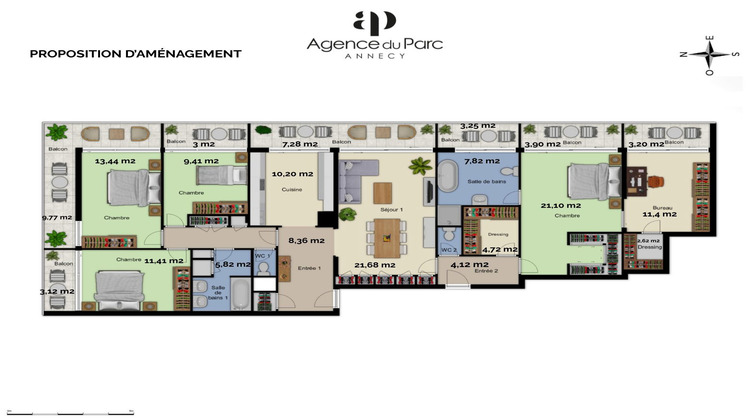 Ma-Cabane - Vente Appartement Annecy, 141 m²