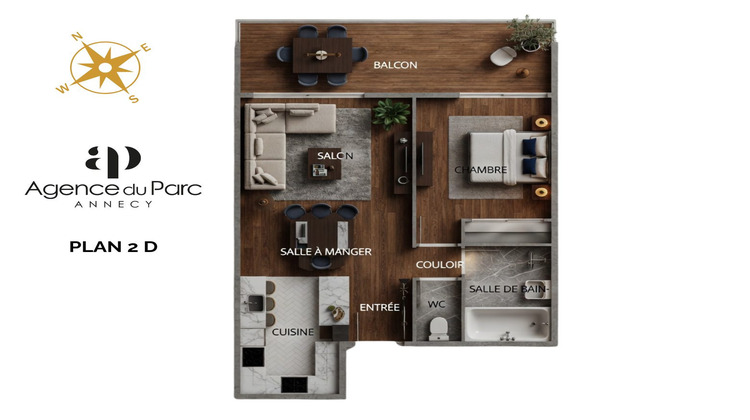 Ma-Cabane - Vente Appartement Annecy, 45 m²