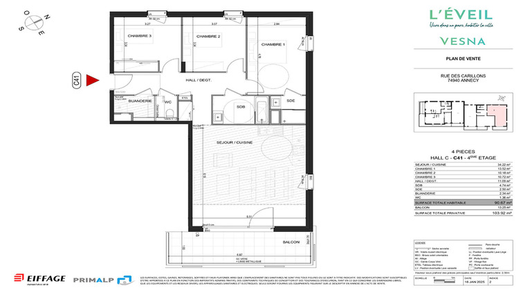 Ma-Cabane - Vente Appartement ANNECY-LE-VIEUX, 90 m²