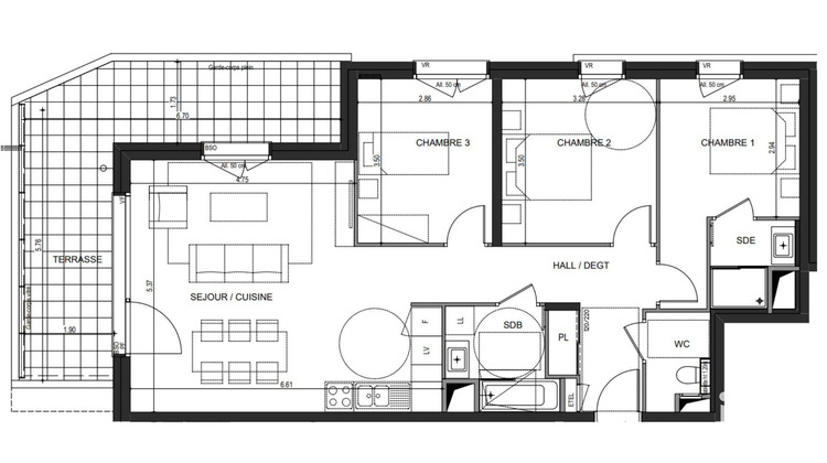 Ma-Cabane - Vente Appartement Annecy-le-Vieux, 83 m²
