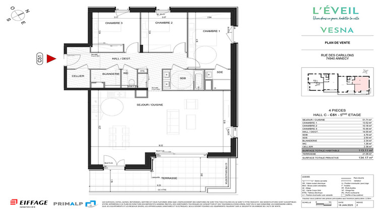 Ma-Cabane - Vente Appartement ANNECY-LE-VIEUX, 113 m²