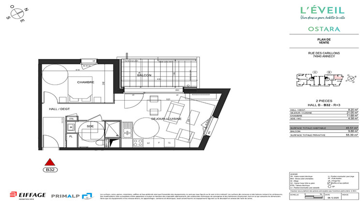 Ma-Cabane - Vente Appartement ANNECY-LE-VIEUX, 45 m²