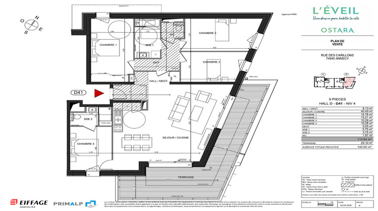 Ma-Cabane - Vente Appartement ANNECY-LE-VIEUX, 114 m²