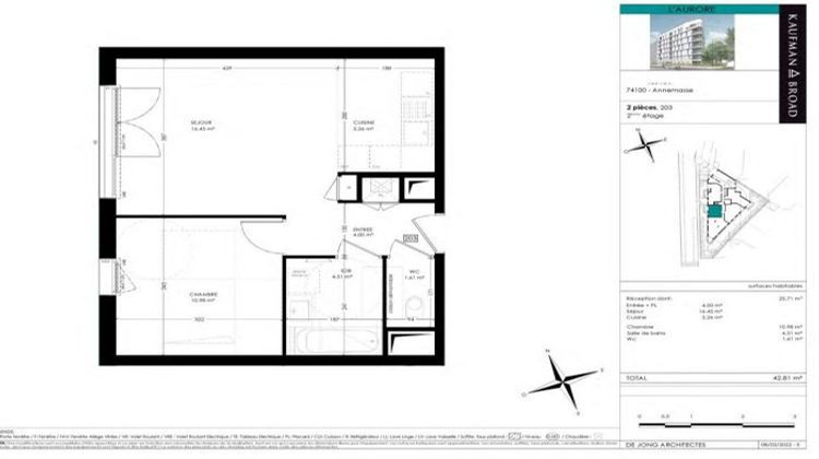 Ma-Cabane - Vente Appartement Annemasse, 43 m²