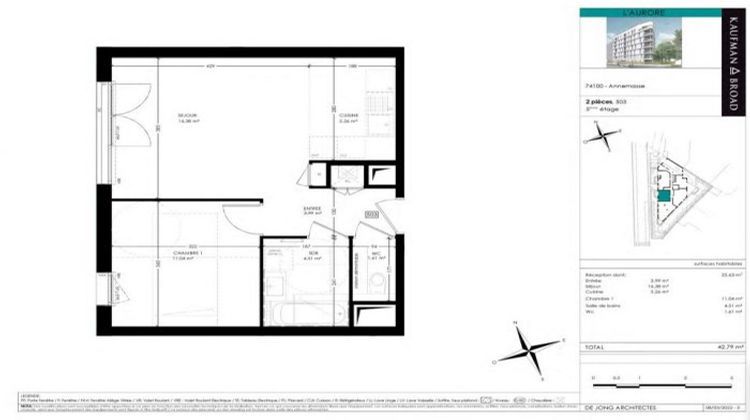 Ma-Cabane - Vente Appartement Annemasse, 43 m²