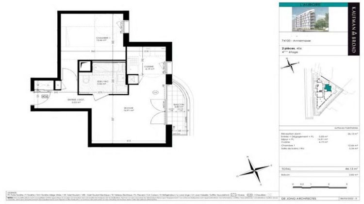 Ma-Cabane - Vente Appartement Annemasse, 44 m²