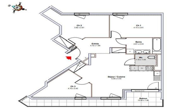 Ma-Cabane - Vente Appartement Annemasse, 79 m²