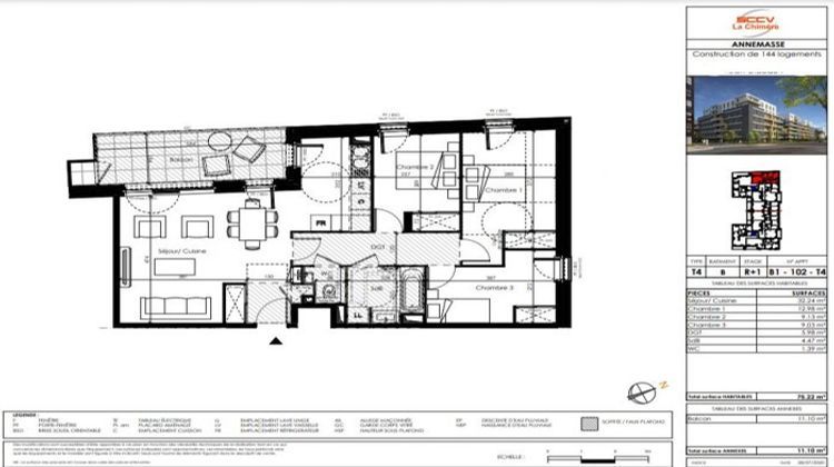 Ma-Cabane - Vente Appartement Annemasse, 75 m²