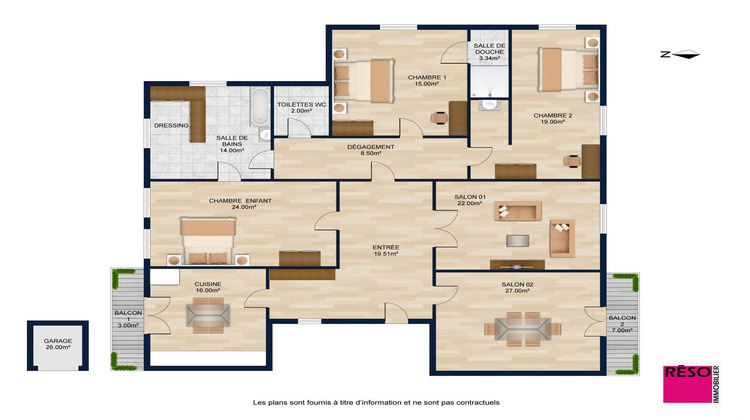 Ma-Cabane - Vente Appartement Annemasse, 166 m²