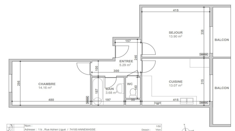 Ma-Cabane - Vente Appartement Annemasse, 51 m²