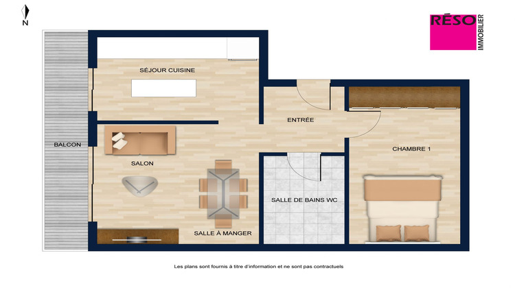 Ma-Cabane - Vente Appartement Annemasse, 46 m²