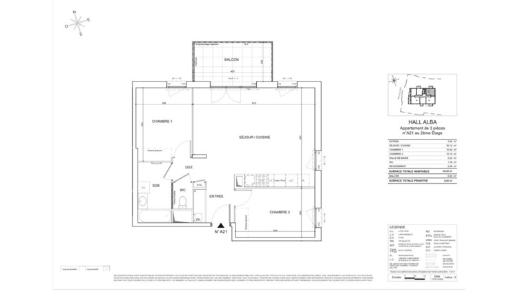 Ma-Cabane - Vente Appartement ANNEMASSE, 62 m²