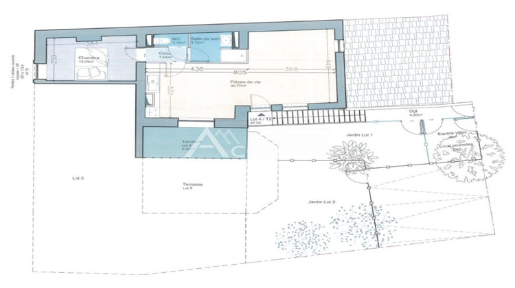 Ma-Cabane - Vente Appartement Annoeullin, 47 m²