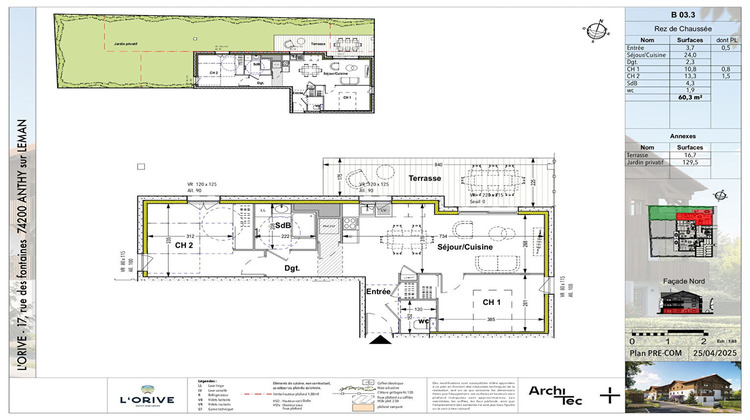 Ma-Cabane - Vente Appartement ANTHY-SUR-LEMAN, 60 m²