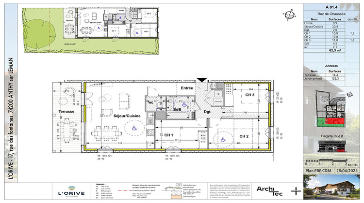 Ma-Cabane - Vente Appartement ANTHY-SUR-LEMAN, 82 m²