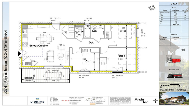 Ma-Cabane - Vente Appartement ANTHY-SUR-LEMAN, 73 m²