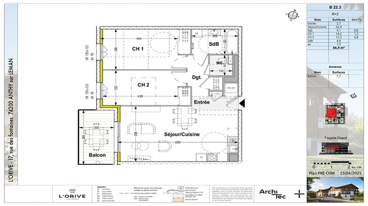 Ma-Cabane - Vente Appartement ANTHY-SUR-LEMAN, 66 m²
