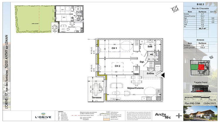 Ma-Cabane - Vente Appartement ANTHY-SUR-LEMAN, 66 m²