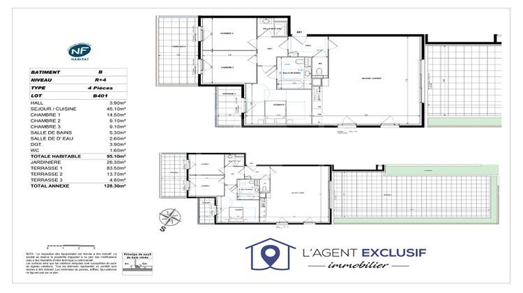 Ma-Cabane - Vente Appartement ANTIBES, 95 m²