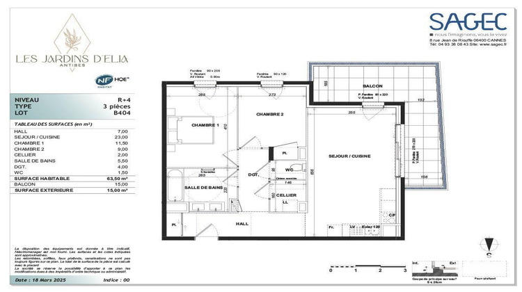 Ma-Cabane - Vente Appartement Antibes, 63 m²