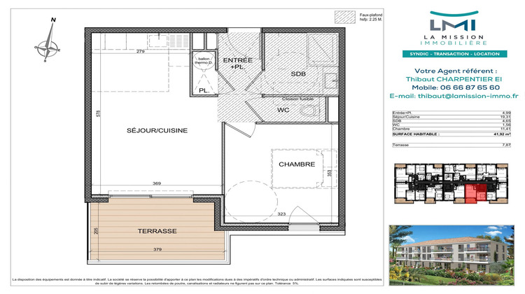 Ma-Cabane - Vente Appartement Antibes, 41 m²