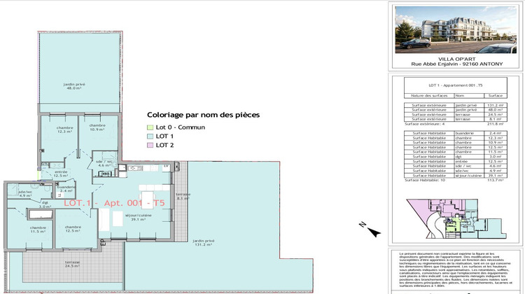 Ma-Cabane - Vente Appartement ANTONY, 113 m²