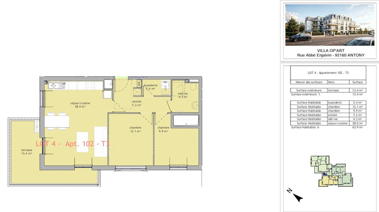 Ma-Cabane - Vente Appartement ANTONY, 63 m²