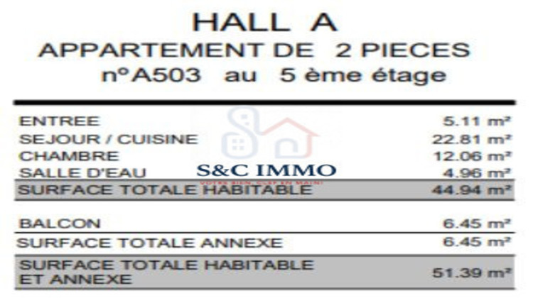 Ma-Cabane - Vente Appartement Antony, 44 m²