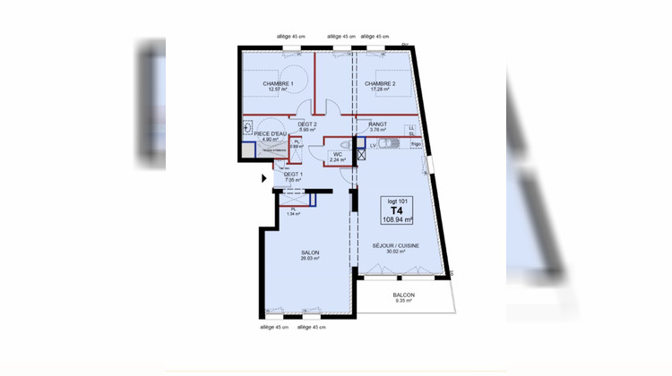Ma-Cabane - Vente Appartement Anzin-Saint-Aubin, 108 m²
