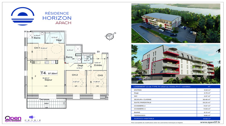 Ma-Cabane - Vente Appartement Apach, 97 m²